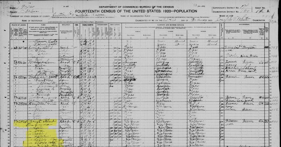 Census-Faust · 1920