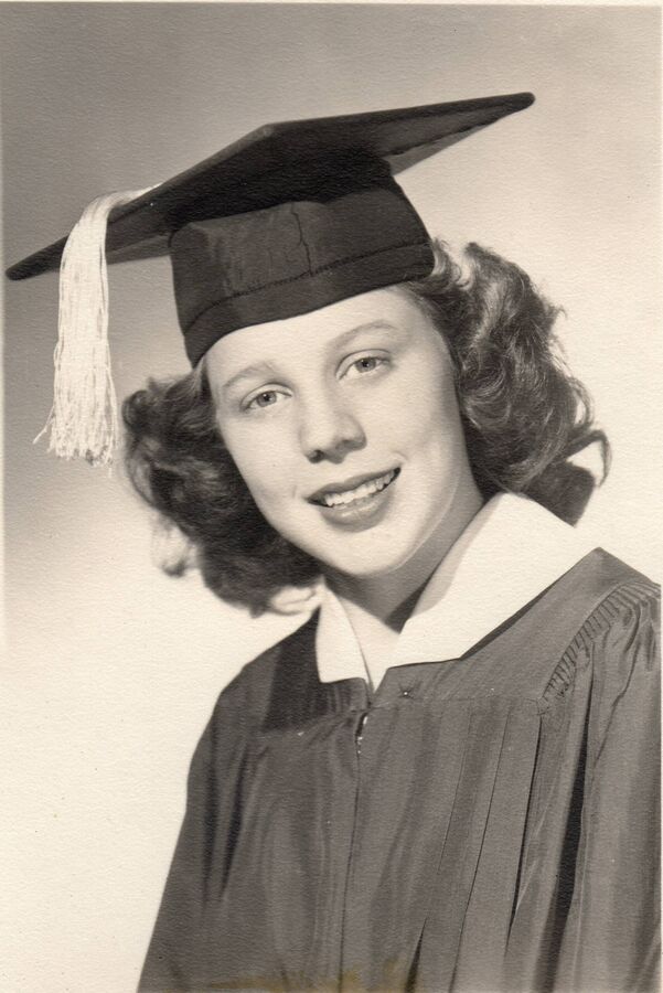 Dorothy Altom · high school graduation · 1950