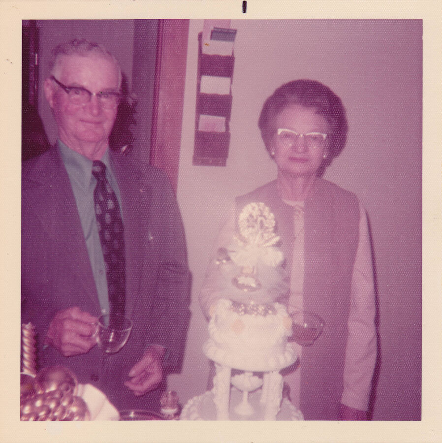 William and Essie Blankenship 50th anniversary · 1972