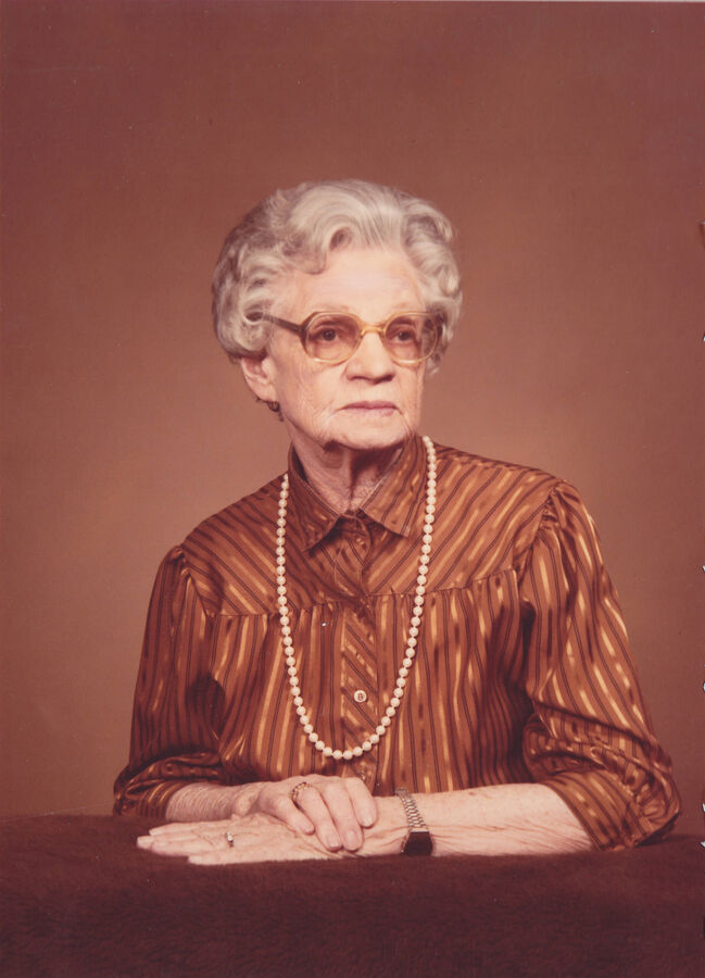 Essie Estelle (Faust) Blankenship · born 1904 · died 1999 · 1985