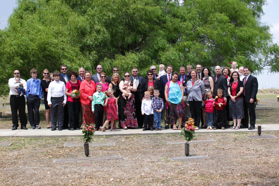 Blankenship Family at Dorothy's Funeral - · 2014