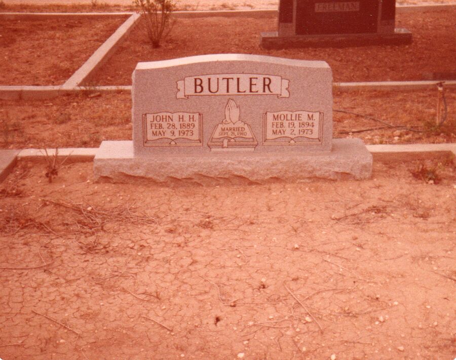 Butler headstone older