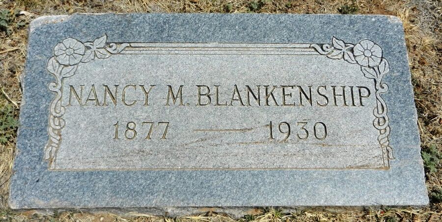 Nancy Malissa Blankenship headstone
